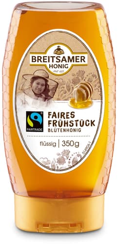 Faires Frühstück Blütenhonig Spender