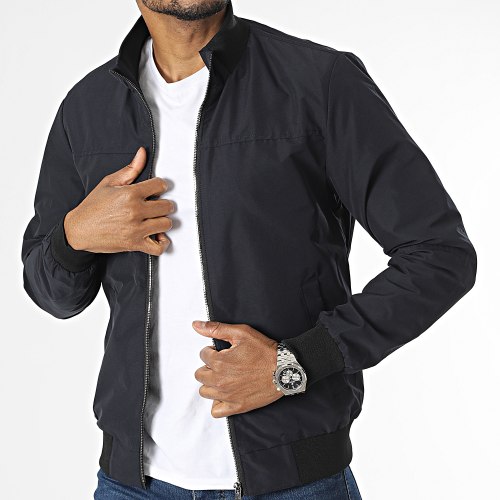 Veste Zippée Bleu Marine