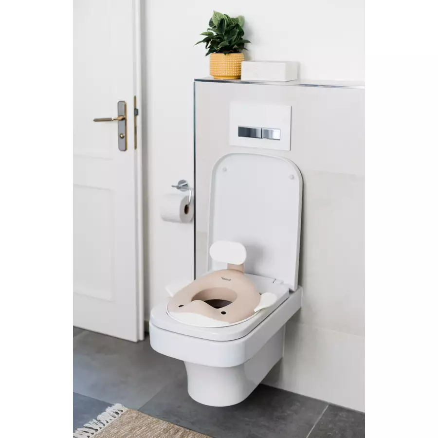 KINDSGUT Toilettenaufsatz Wal sand