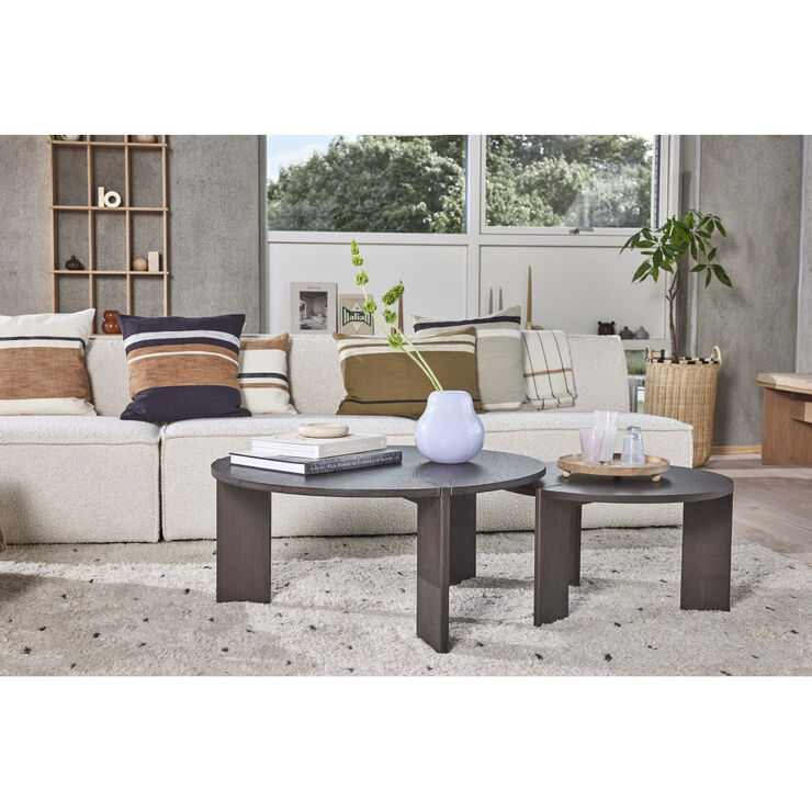 OYOY Living Design Yuka Swirl Glas - Pakke med 2 Blå