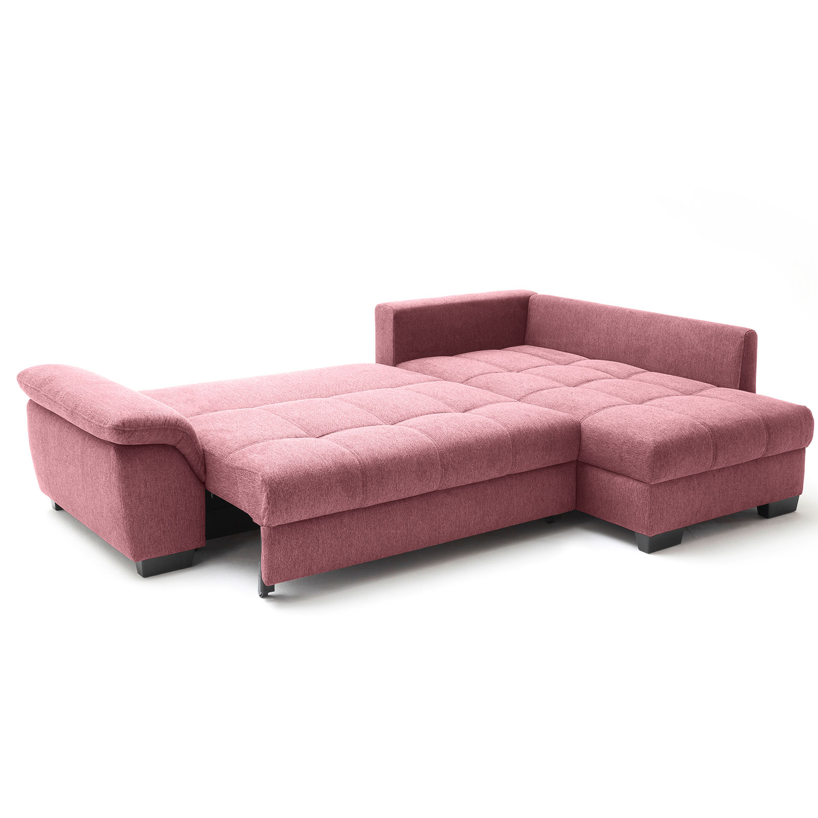 Ecksofa - burgundy - Boxspringaufbau - Dauerschläfer