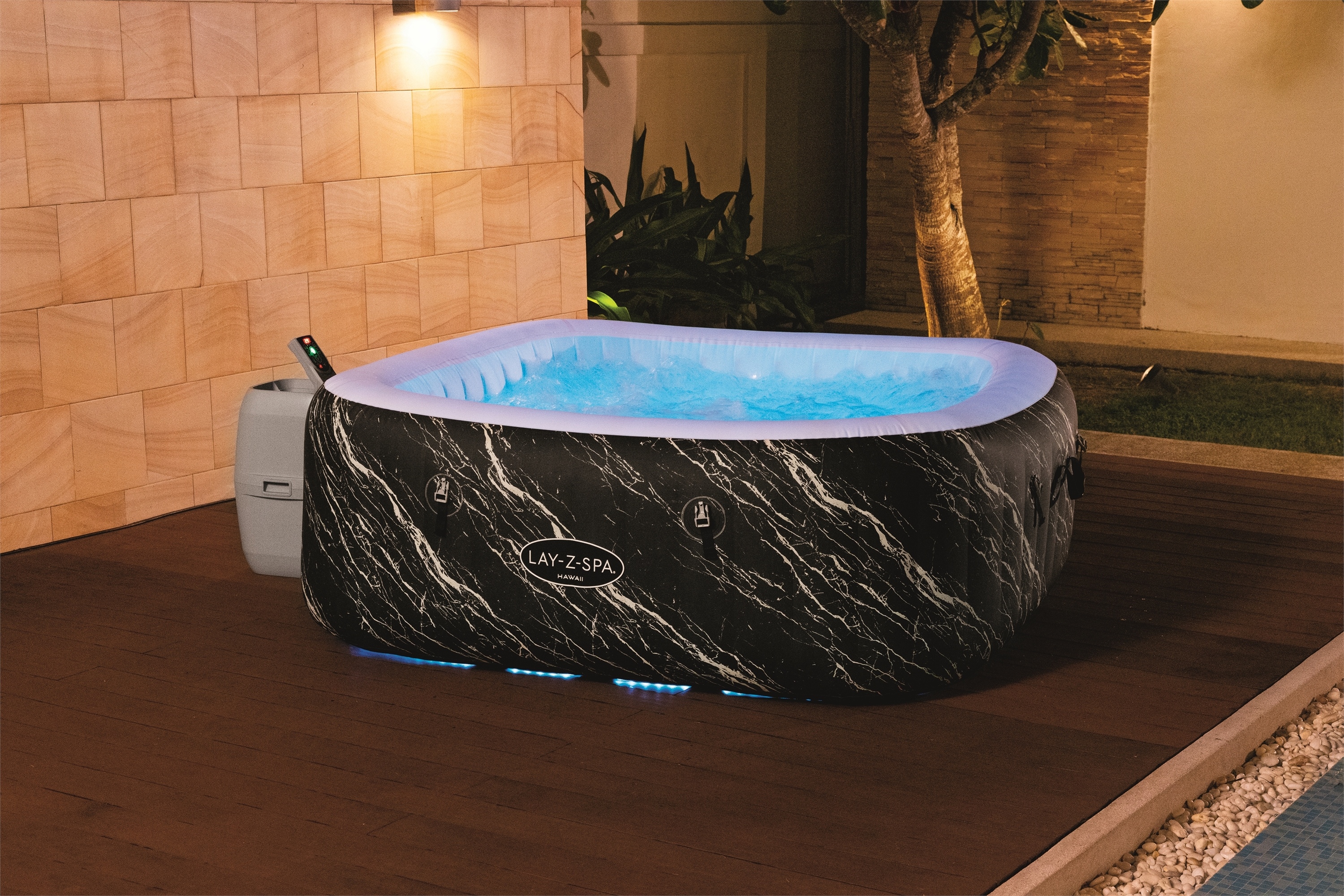 Bestway Whirlpool Lay-Z-Spa HAWAII LED 6 Personen