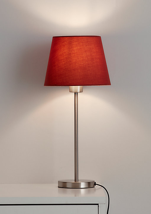 Abat-jour Lokombi Ø20cm GoodHome Rouge