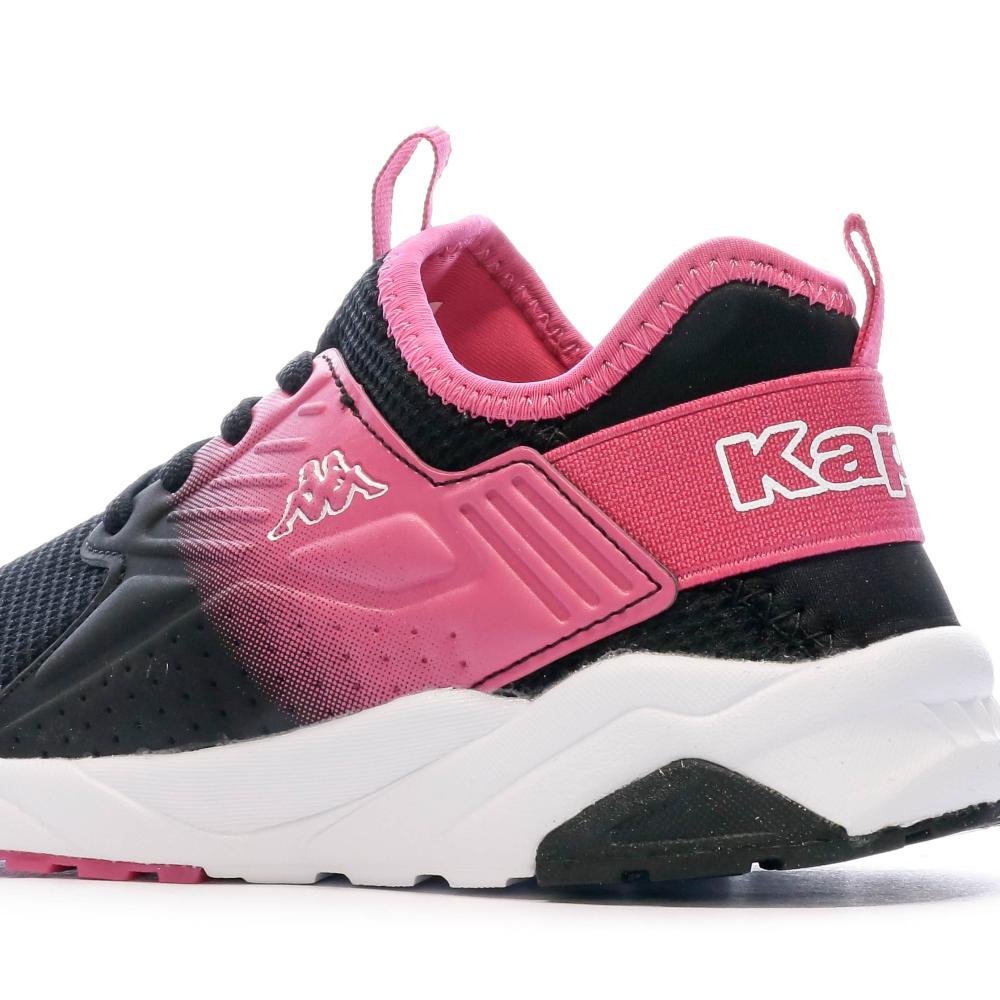 Kappa Baskets Noir/Rose Fille Kappa San Puerto