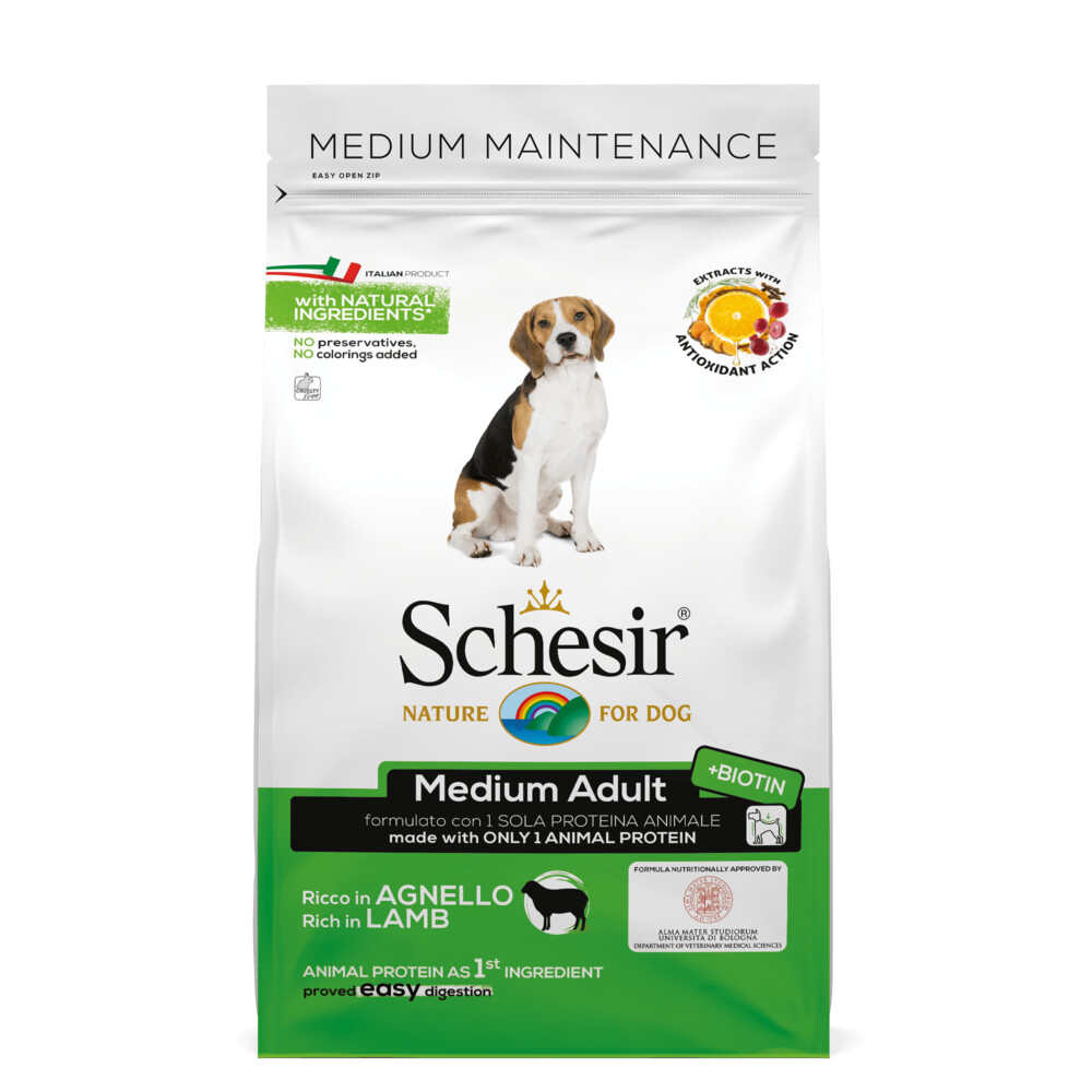 Schesir Hond Dry Maintenance Medium Lam3 kg