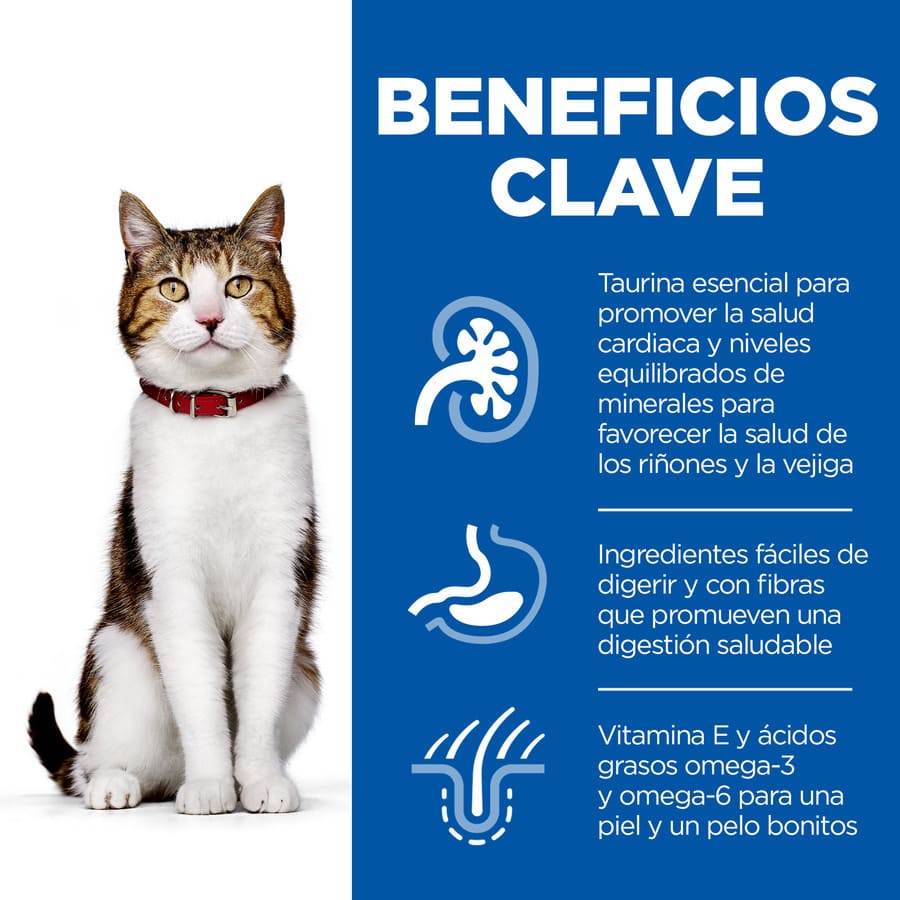 Pacote múltiplo de sachês esterilizados de carne e peixe Hill's Science Plan para gatos