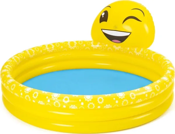 Bestway 53081, Oppustelig pool, 282 L, Oval, 2 År, Smiles, Gul