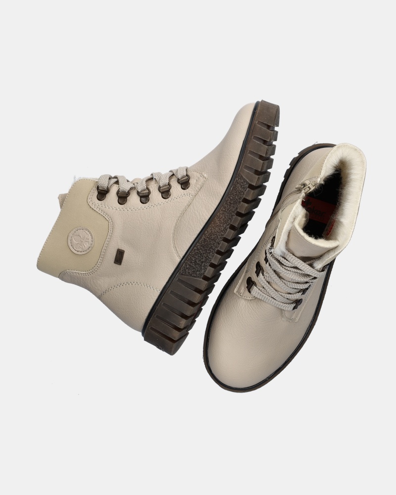 Rieker Veterboots  - ecru