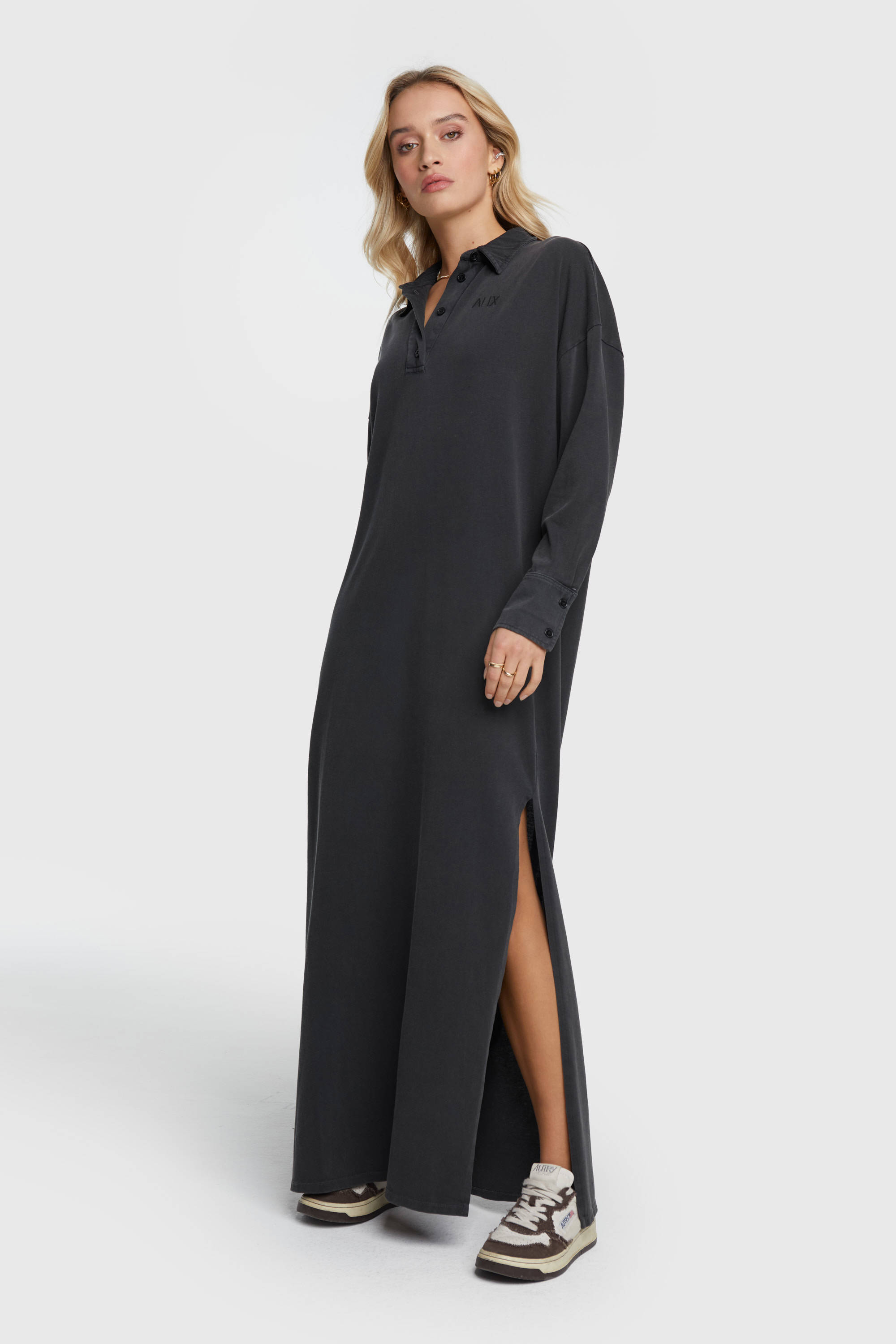 Alix the Label maxi jurk grijs