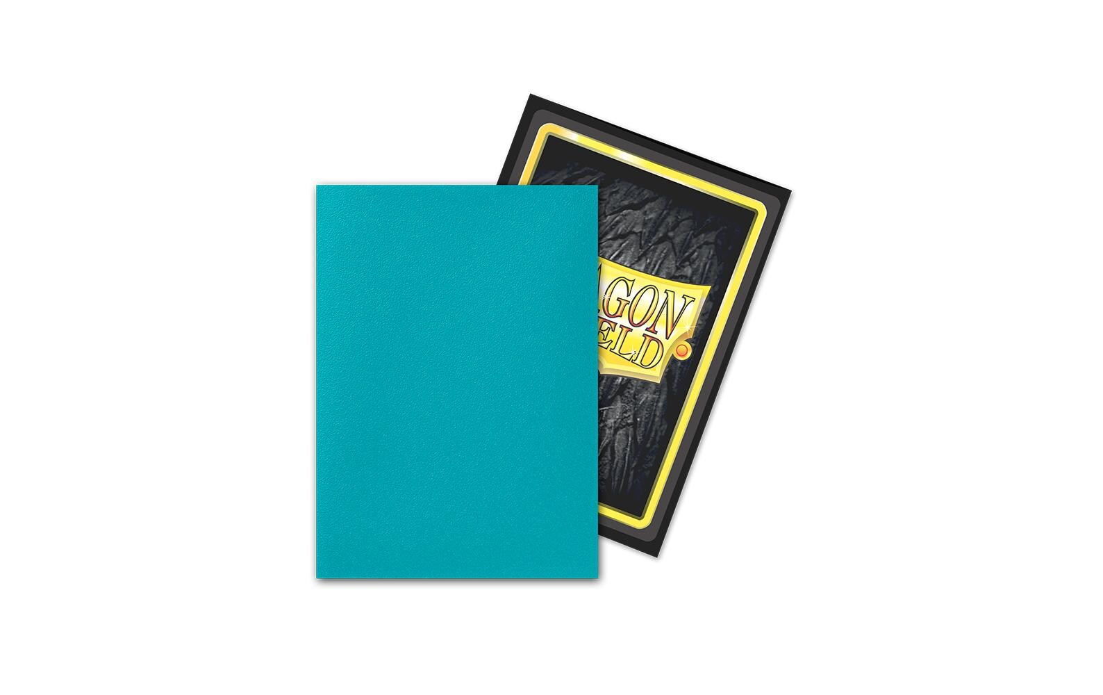 Kartenhülle Dual Matte: Glacier Standardgrösse Hellblau 100Deckbox mit 100 Kartenhüllen im Format 63 x 88 mm