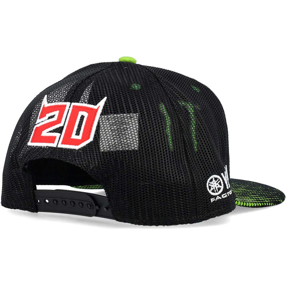 Fabio Quartararo - Casquette sponsor Noir / Vert