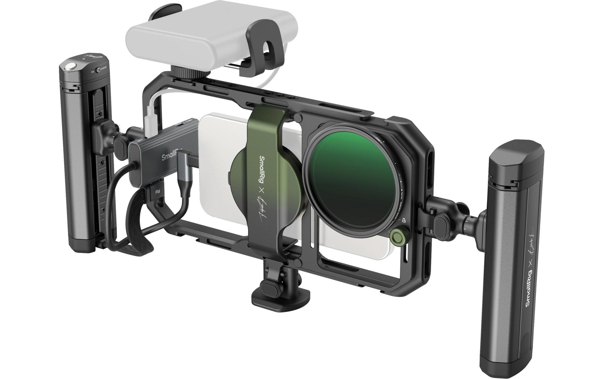 All-In-One Mobile Video Kit Co-Design Edition<br>Eine professionelle Lösung für Videoaufnahmen mit Mobiltelefonen