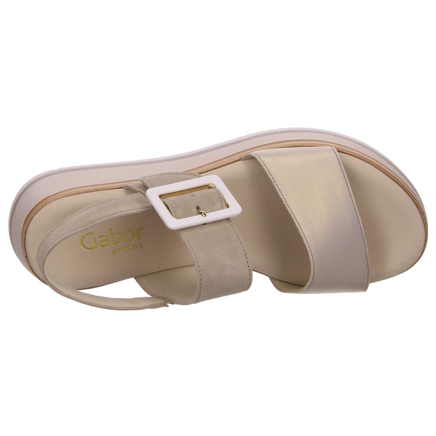 Gabor Keilsandalette beige beige