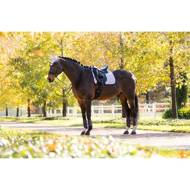 Zadeldek LeMieux Suède Dressage Square Lichtpaars