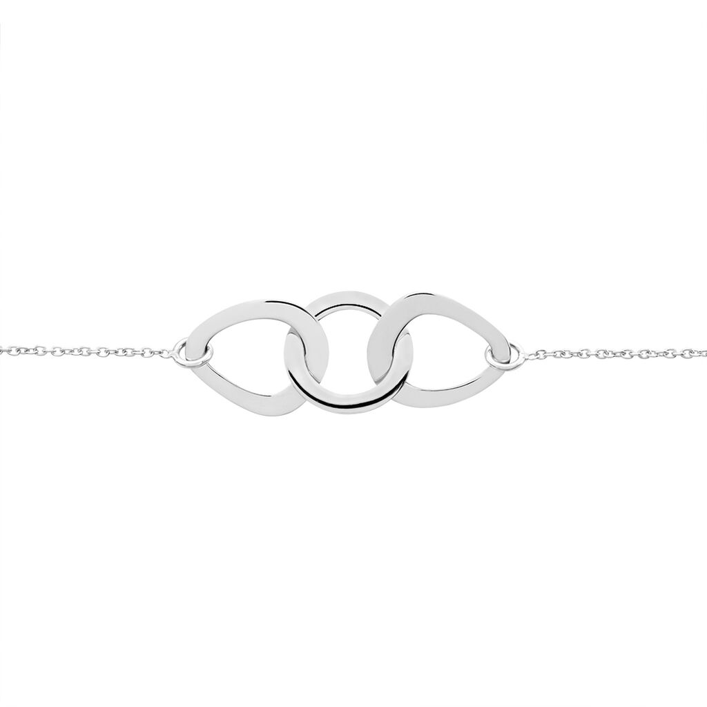Bracelet Joy Argent Blanc