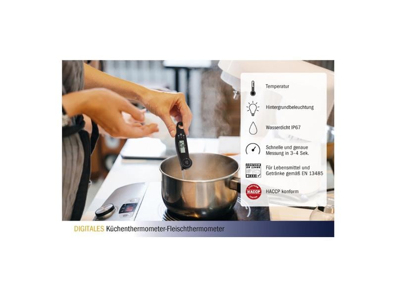 TFA Dostmann Einstichthermometer Digital Küchen-Thermometer