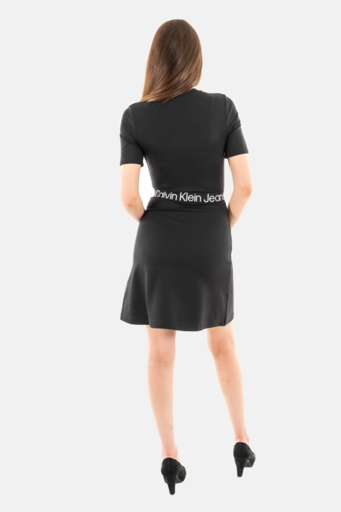 Robe calvin klein jeans tape milano short beh black