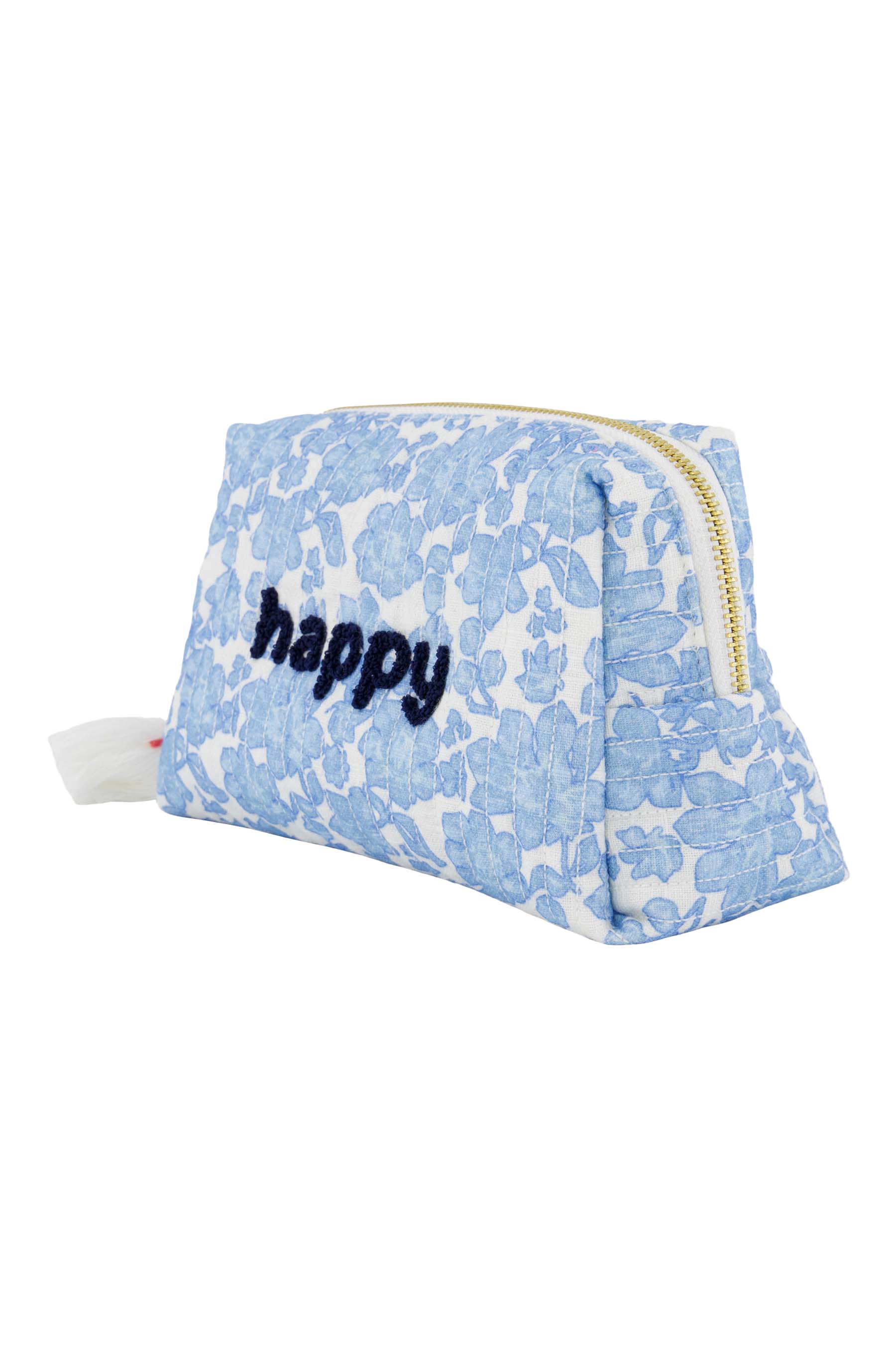 toilettas bloemen happy