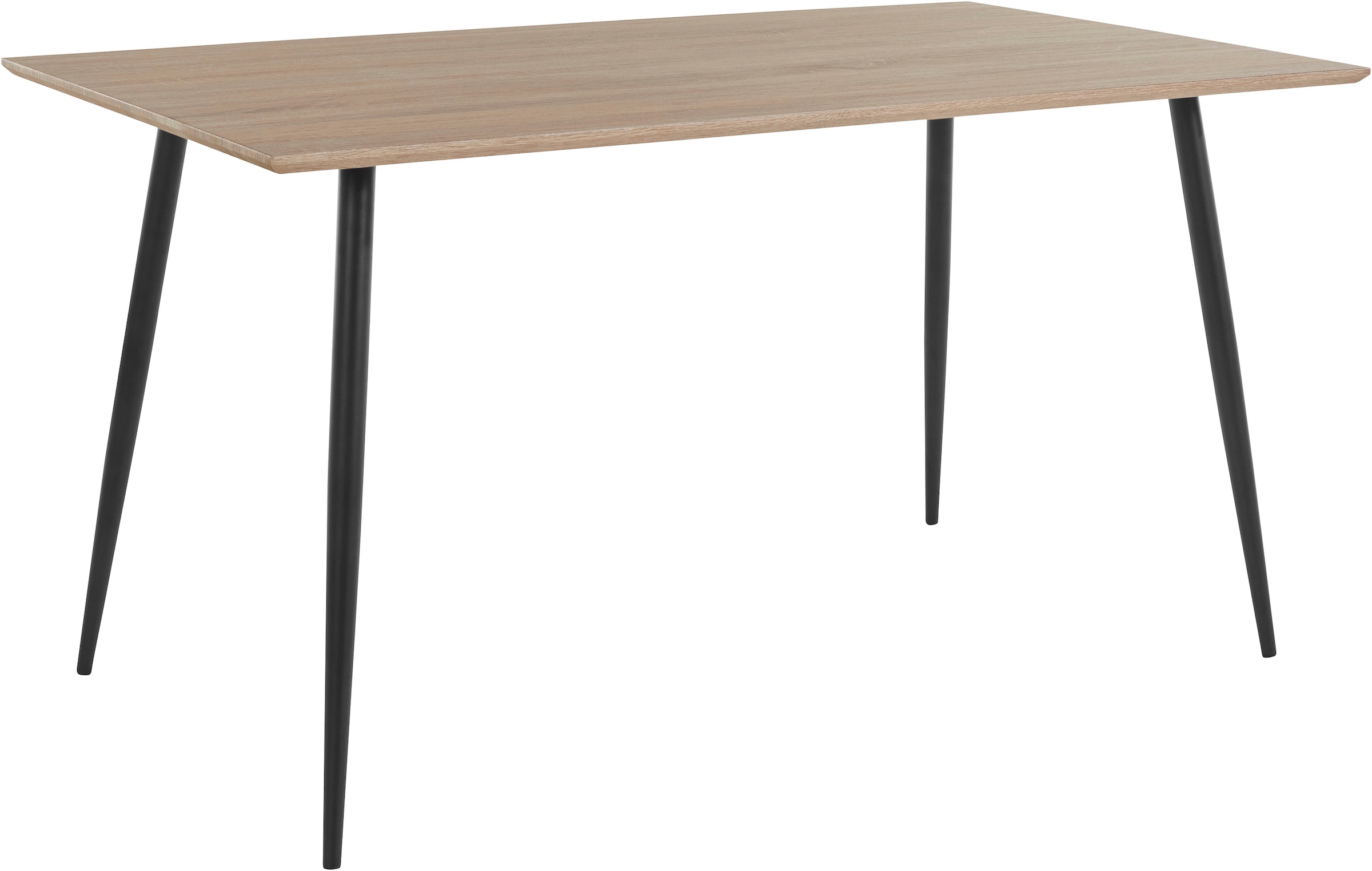 Leonique Essgruppe »Dino + Lima« 5 Stk. tlg. Set, 5-tlg, Tisch in Eiche Optik und 4 Esszimmerstühlen
