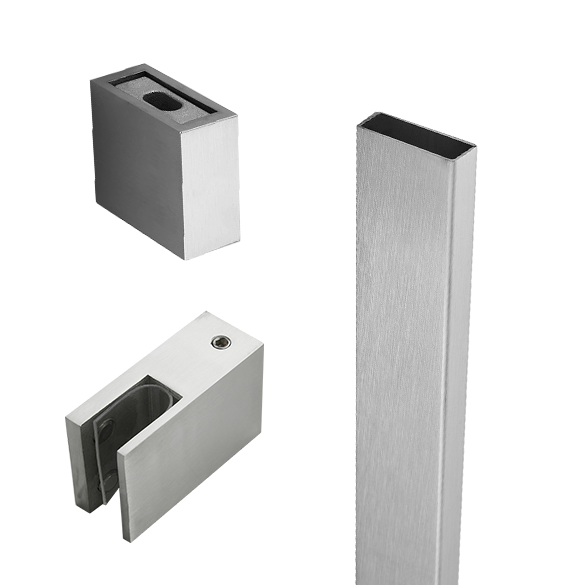 Saniclear Redro stabilisatiestang 100cm voor plafondbevestiging RVS
