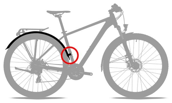 Paire de Garde-Boues Acid Mudguard Set 65 27.5'' ST Mount 2.0 (Fixation Tube de Selle)