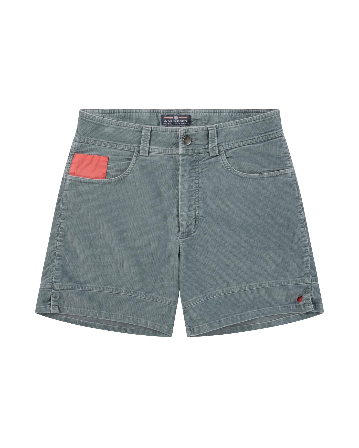 Amundsen 6Incher Wild Velvet Shorts Stormy Blue