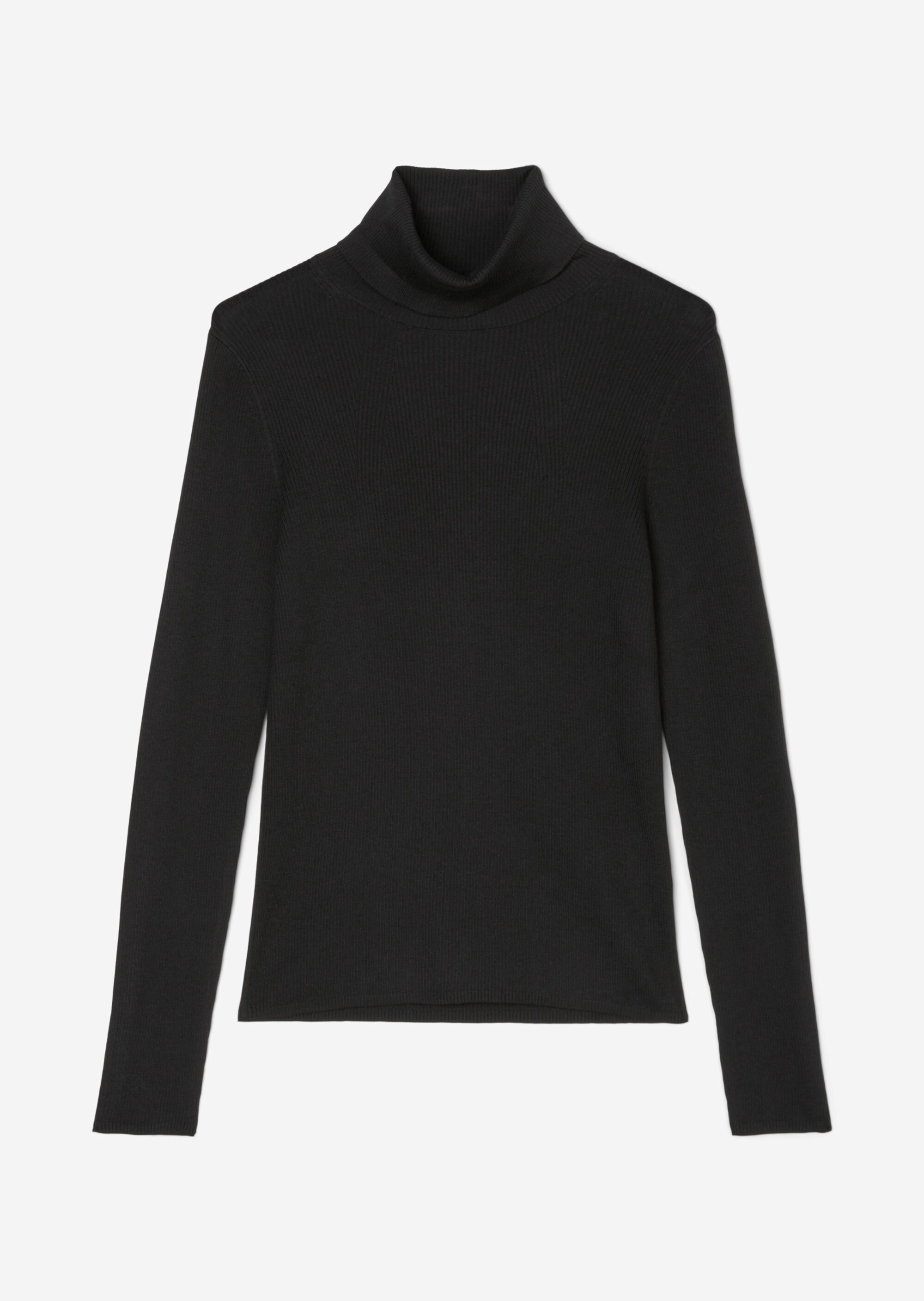 Rollkragenpullover slim aus Organic Cotton