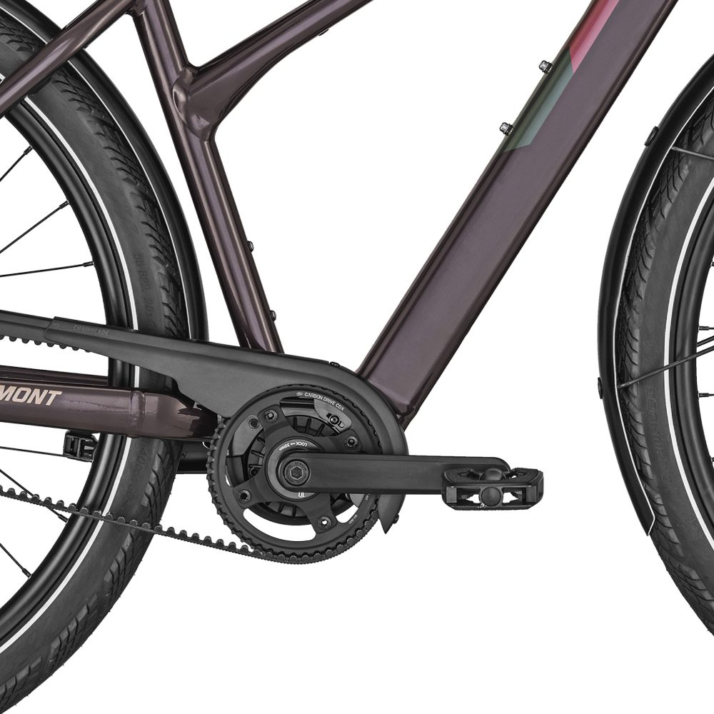 Bergamont E-Vitess Expert Lady Urban E-Bike cassis red