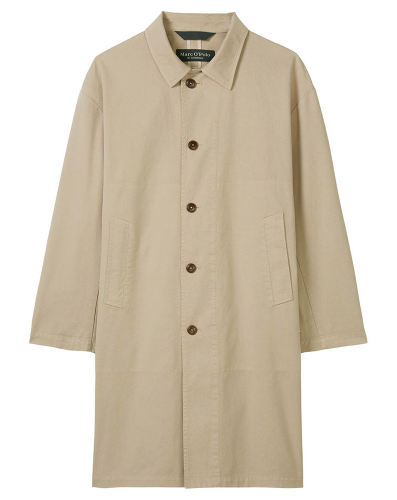 Marc O'Polo Imperméable en Coton Bio Non Doublé beige