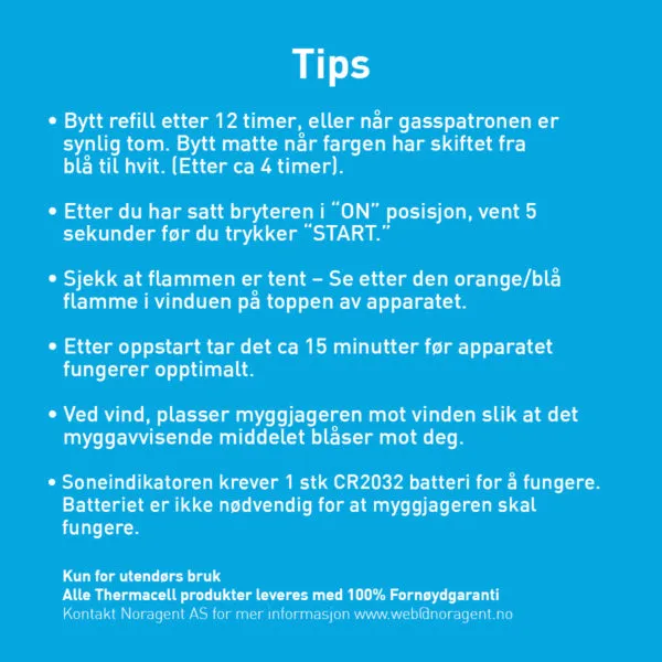 ThermaCELL Mot Mygg MR450