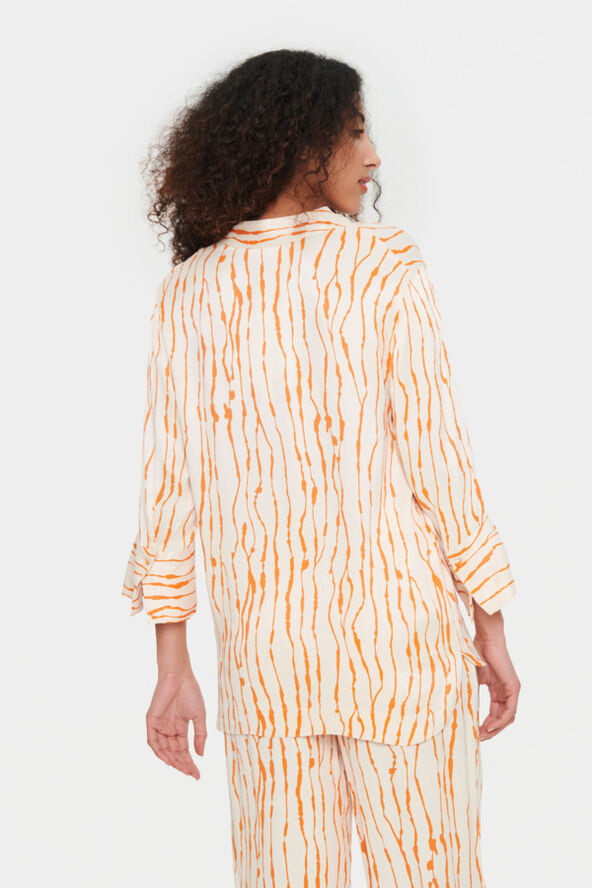 Saint Tropez UllaSZ Blouse Orange p animal skins