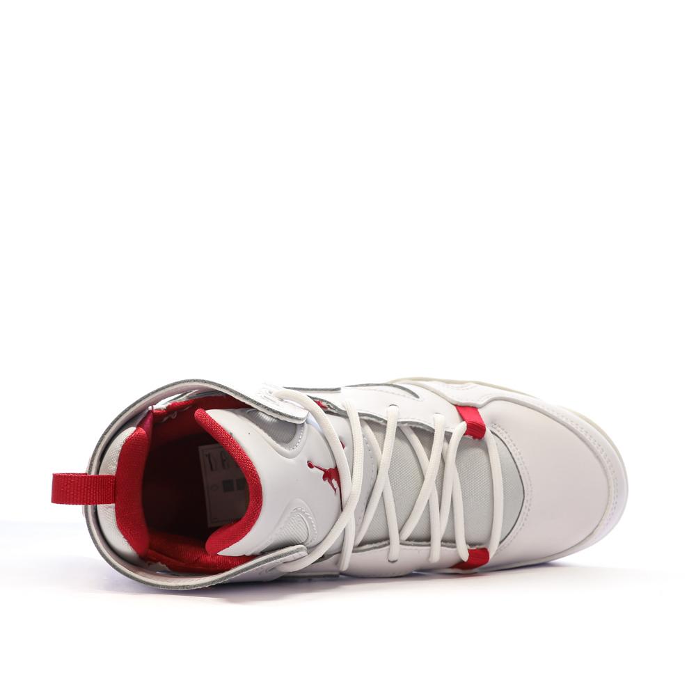 Nike Baskets Blanches/Rouges Garçon Nike Jordan Fltclb 91
