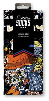 Lucky Vandals - Chaussettes Graphiques Techniques Coolmax - Cyclisme  Running et Sport