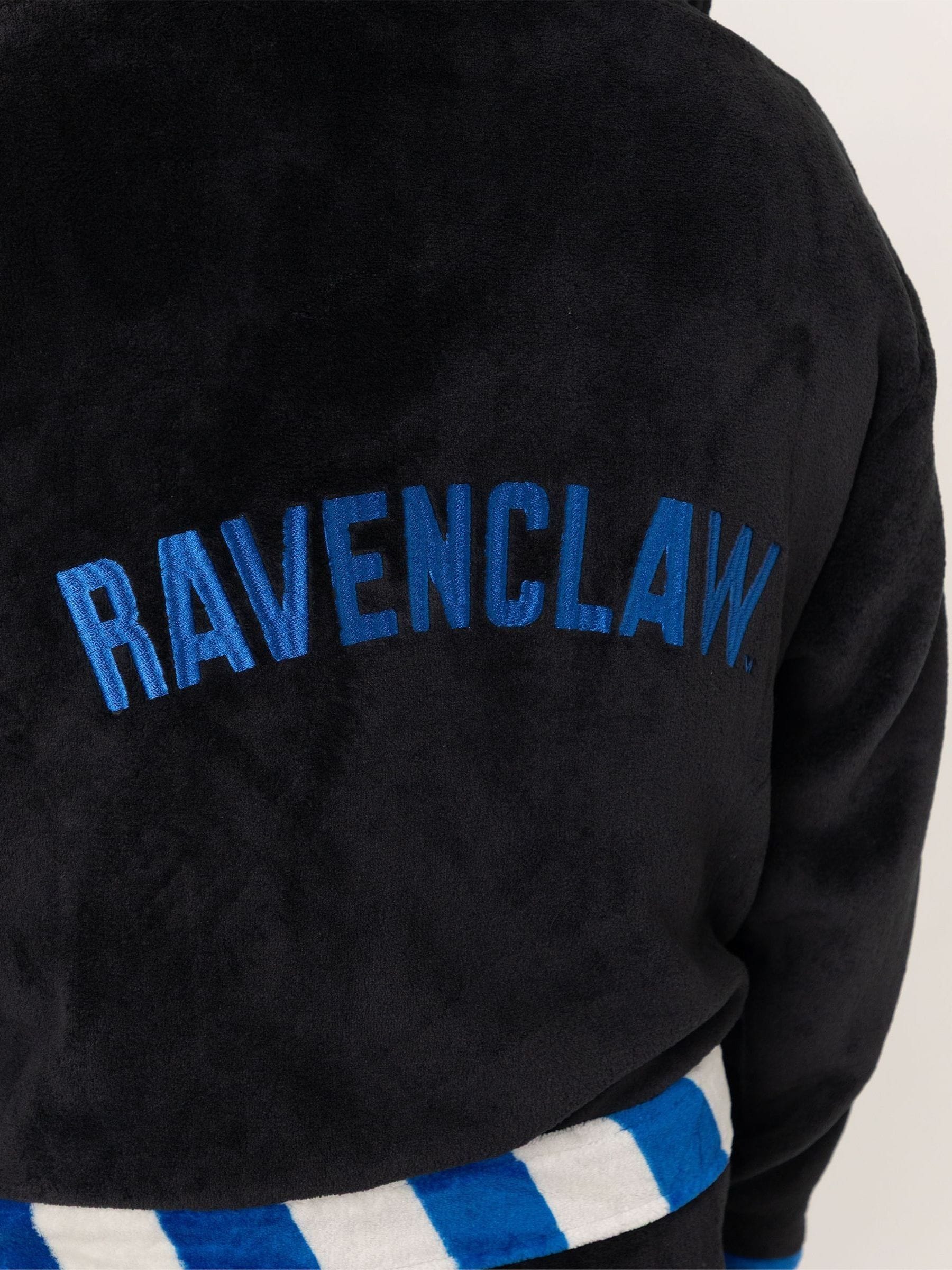 Zwart/blauw Ravenclaw - Vanilla Underground Harry Potter Hooded Bathrobe Dressing Gown