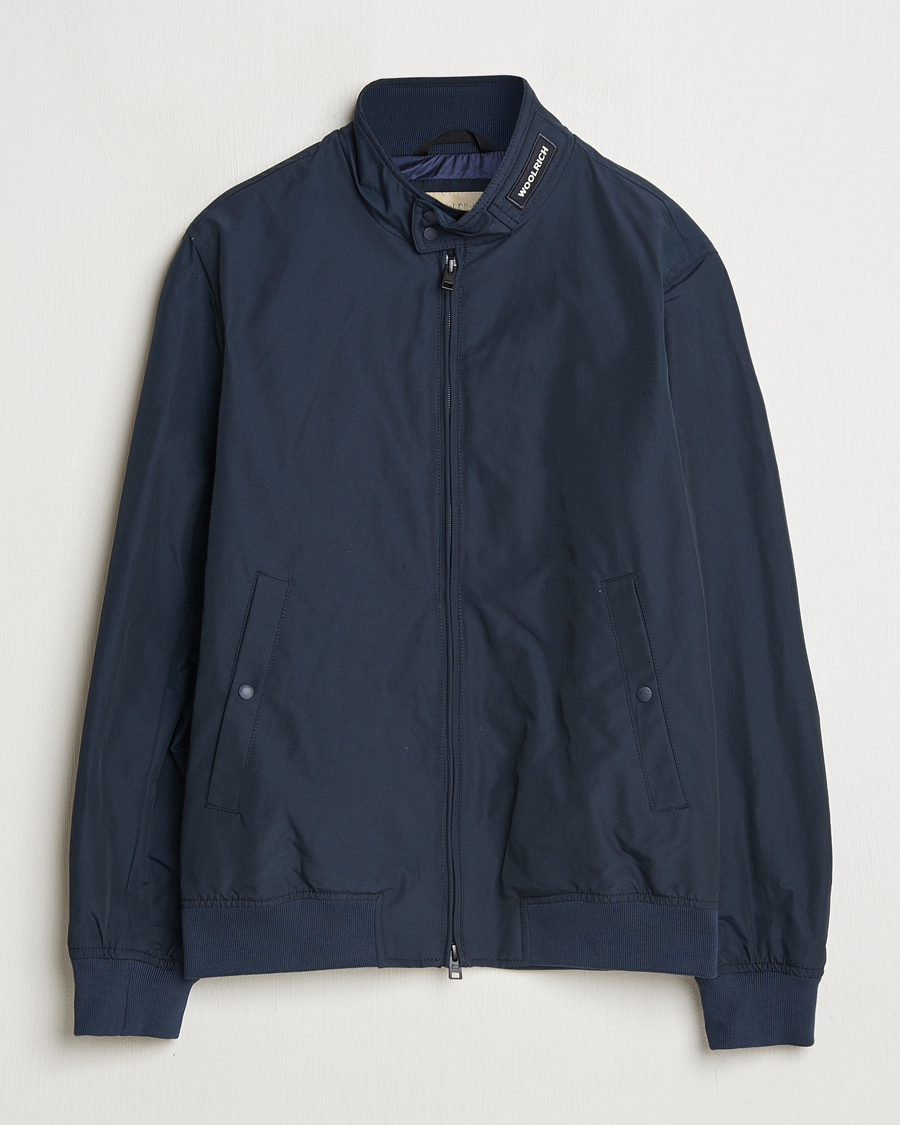Woolrich Cruiser Bomber Jacket Melton Blue