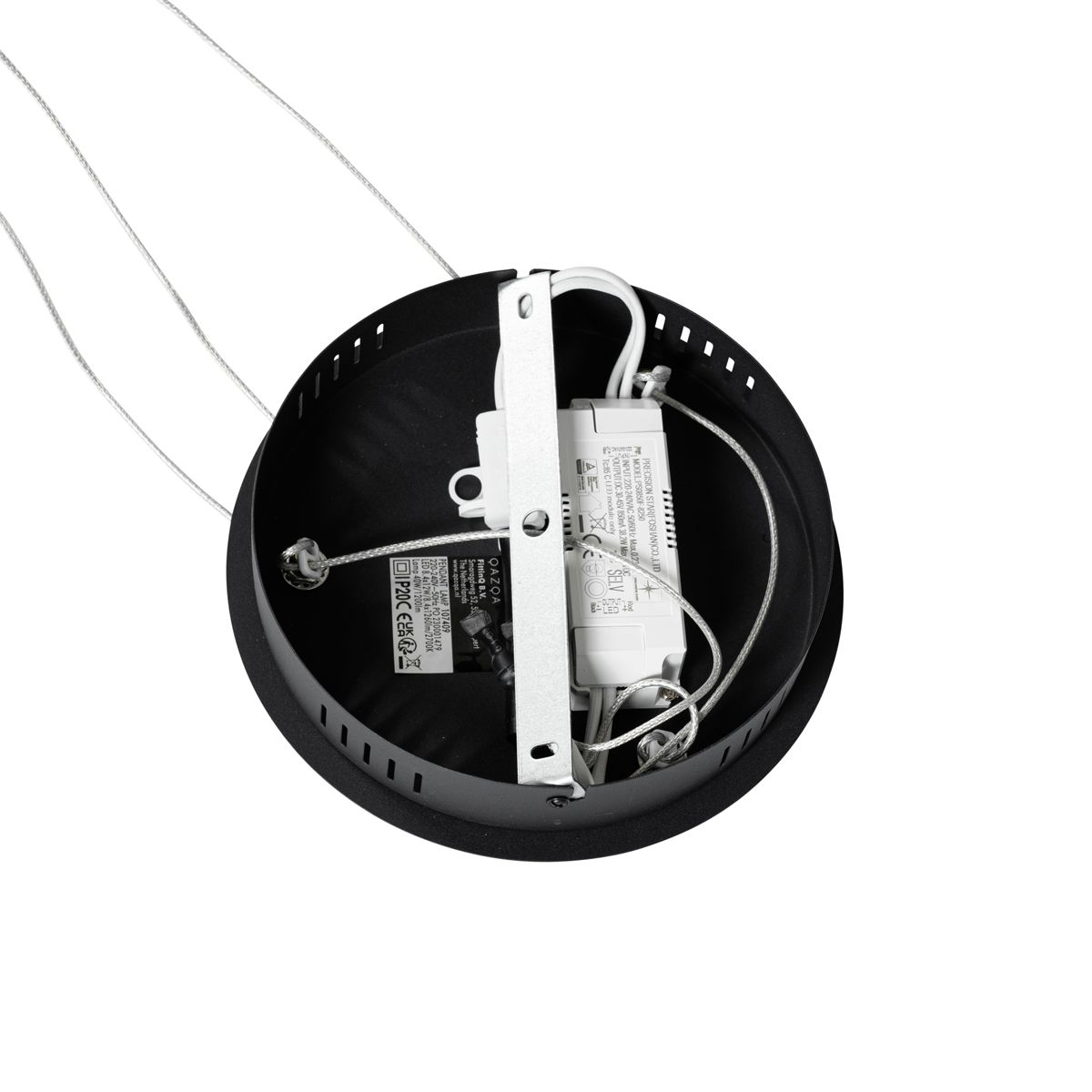 Hanglamp zwart incl. LED 3-staps dimbaar 3-lichts - Anello