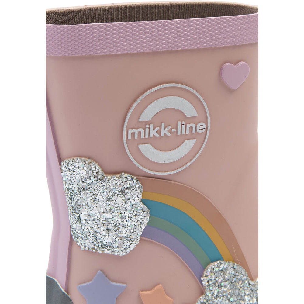 Køb Mikk-Line Adobe Rose Gummistøvler Rainbow Patch Barefoot