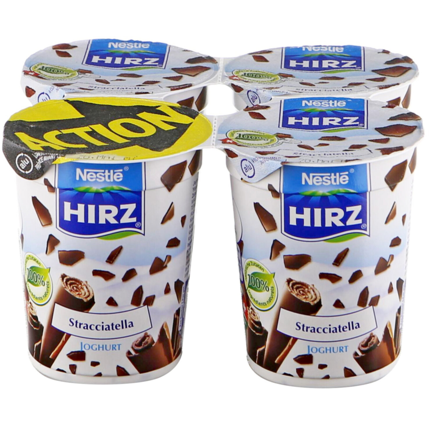 Hirz Joghurt Stracciatella 4x180g
