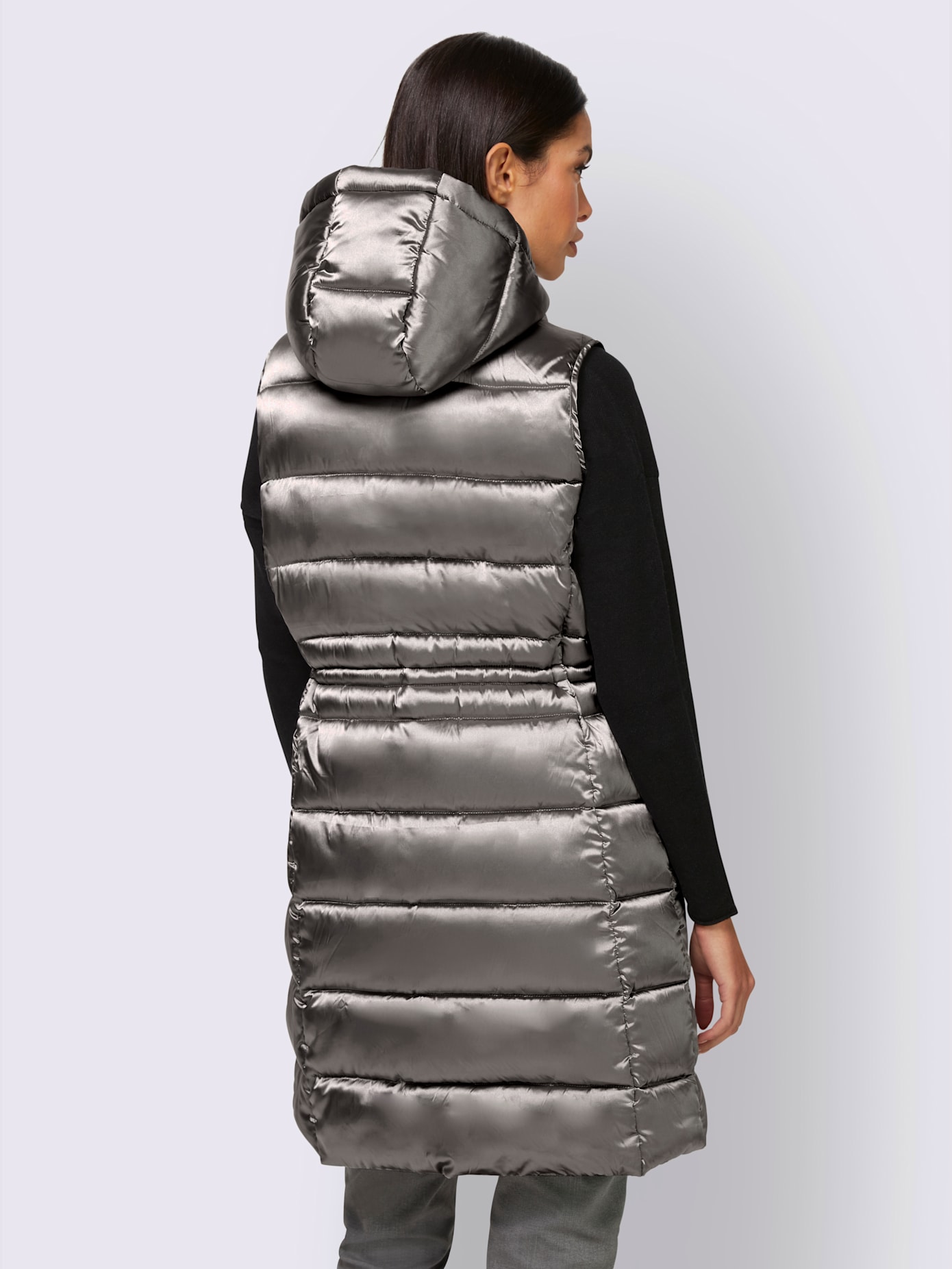 Gilet matelassé capuche tendance