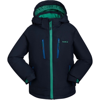 Kamik Hux Skijacke Midnight / Green Kinder