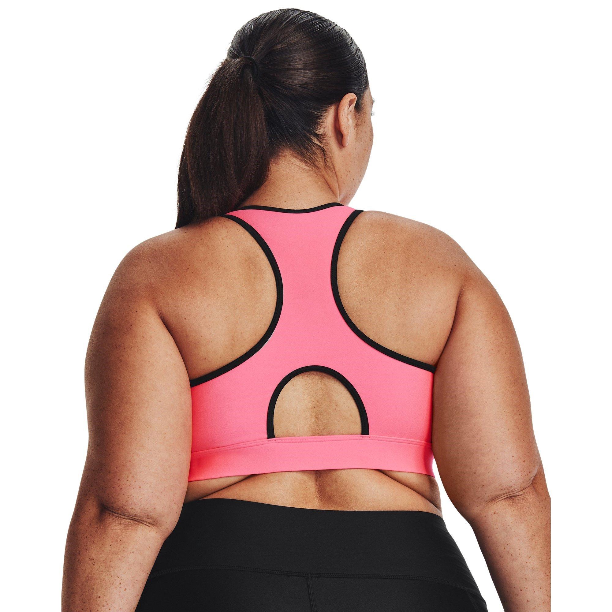Under Armour UA HeatGear Armour Mid Padless Sports Bra Womens