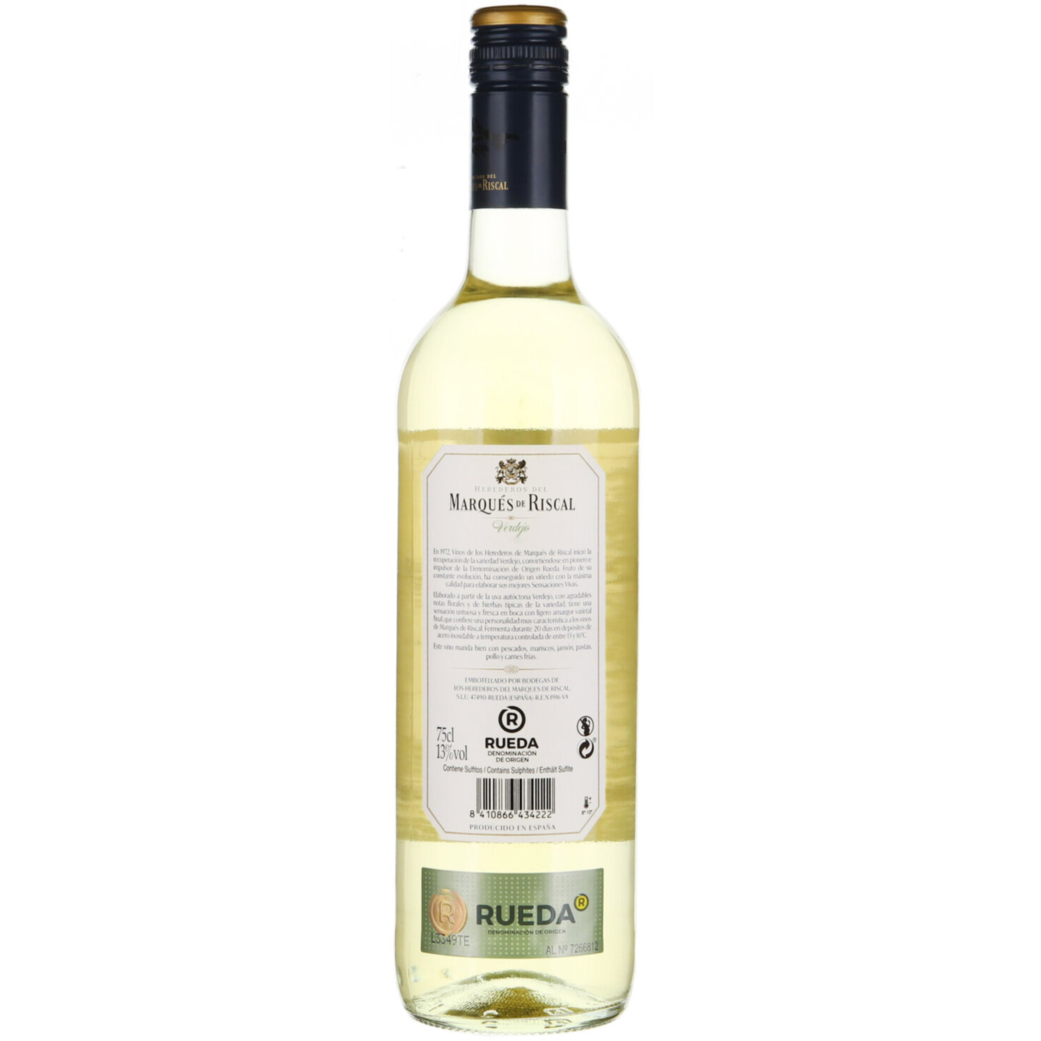Rueda DO Verdejo Marqués de Riscal -75cl