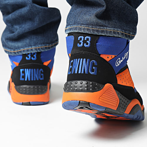 Baskets Ewing Focus OG 1EW90049 Black Orange Royal Blue