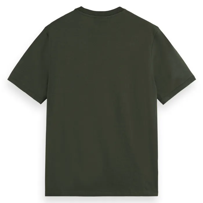Scotch & Soda Front Chest Artwork Shirt Heren