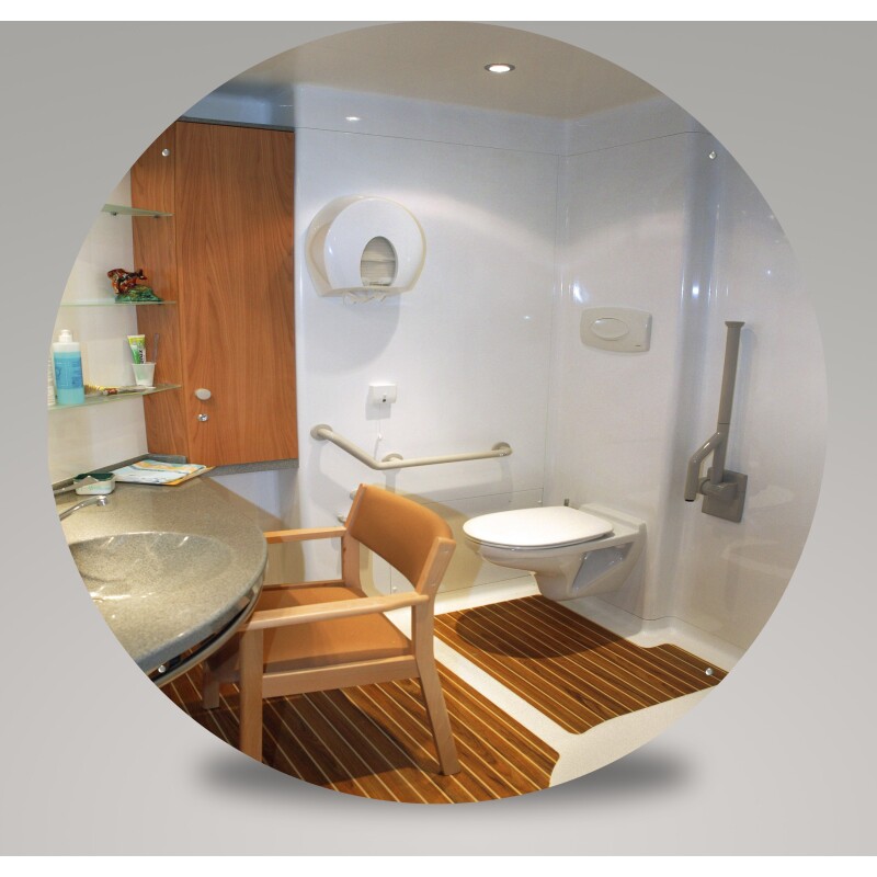 Miroir pour sanitaire incassable PLEXICHOK -