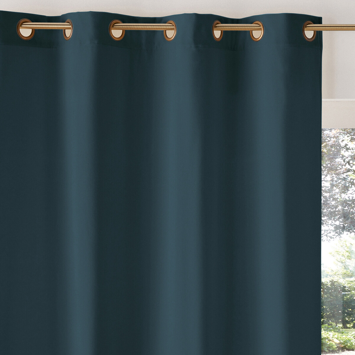 LA REDOUTE INTERIEURS<br>Cortina de veludo com ilhós Veludo