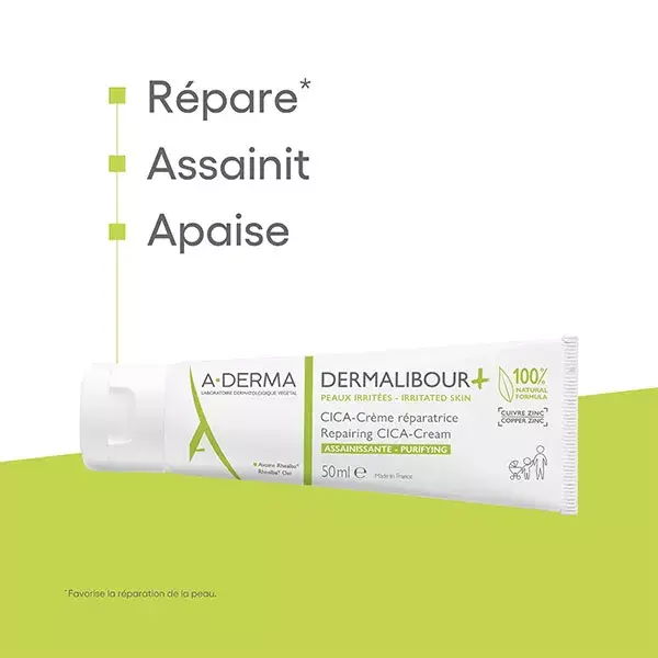 A-Derma Dermalibour+ Creme Reparador e Purificante Cica 50ml