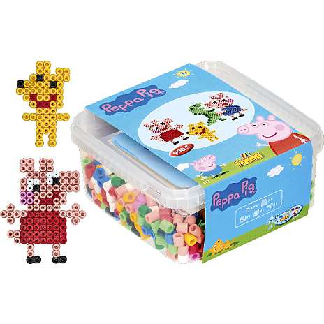 Hama maxi perler med stiftplade - Gurli Gris