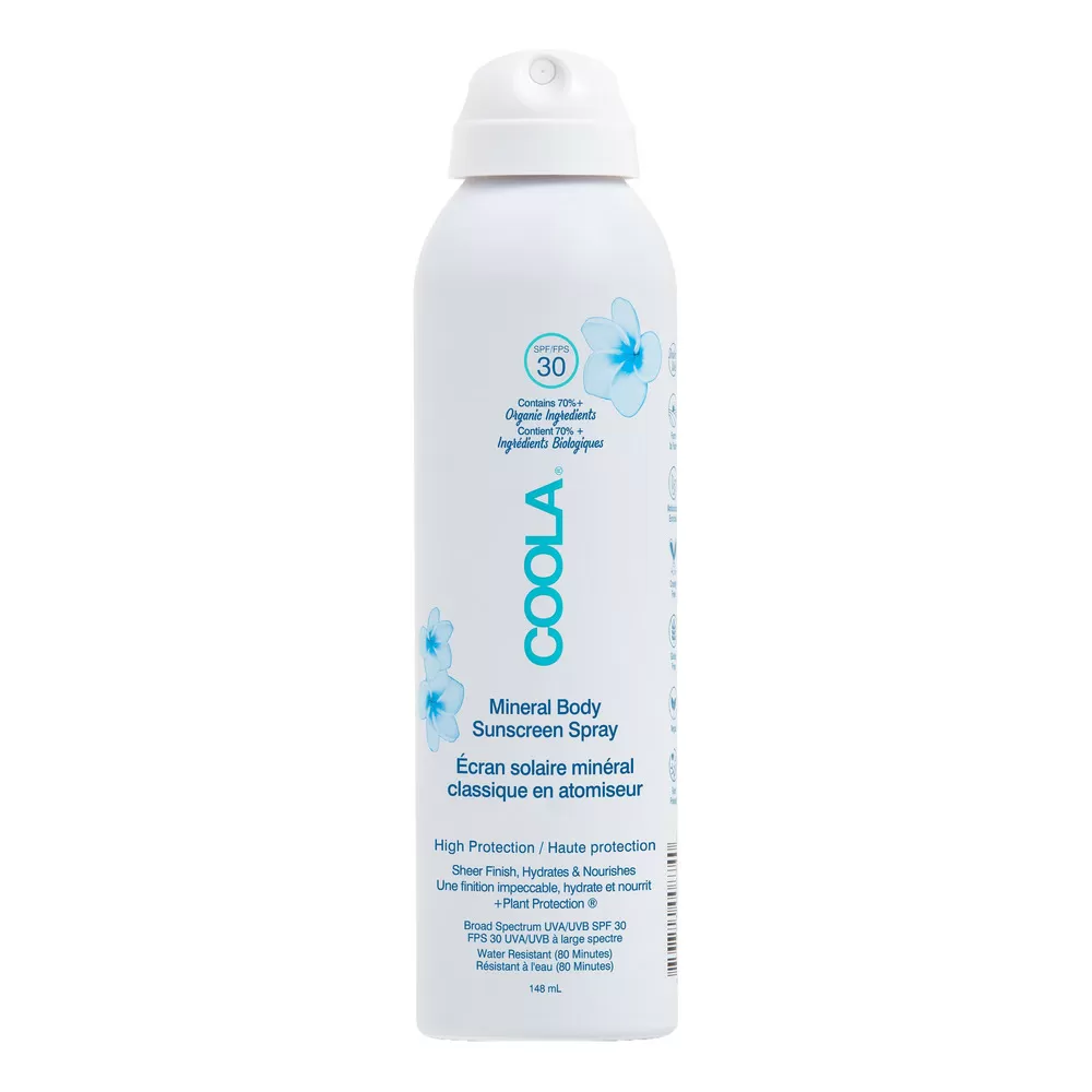 COOLA Mineral Body Spray Fragrance Free SPF 30 - 148 ml.