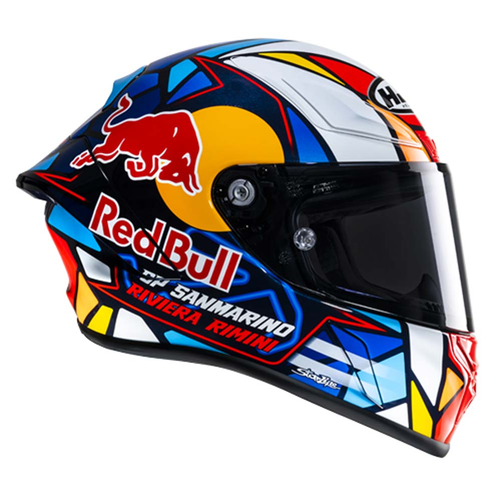 HJC - Casque RPHA 1 Red Bull Misano GP MC21 / Bleu / Blanc / Rouge / Orange